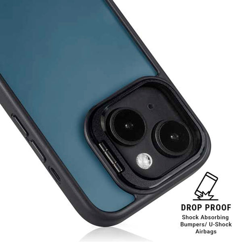 Bluesteel Color Palette iPhone 15 Kickstand Case